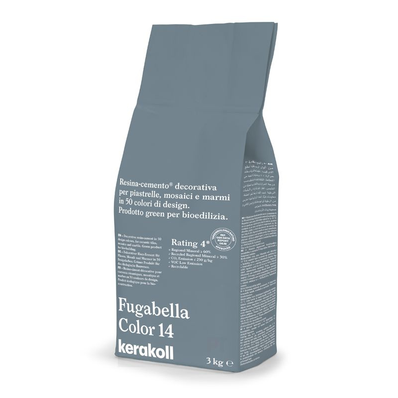Затирка для плитки полимерцементная Kerakoll Fugabella Color (3кг) 14  #1