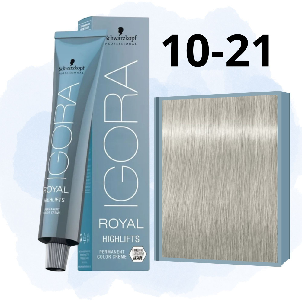 Schwarzkopf Professional Краска для волос Igora Royal Highlifts 10-21 ...