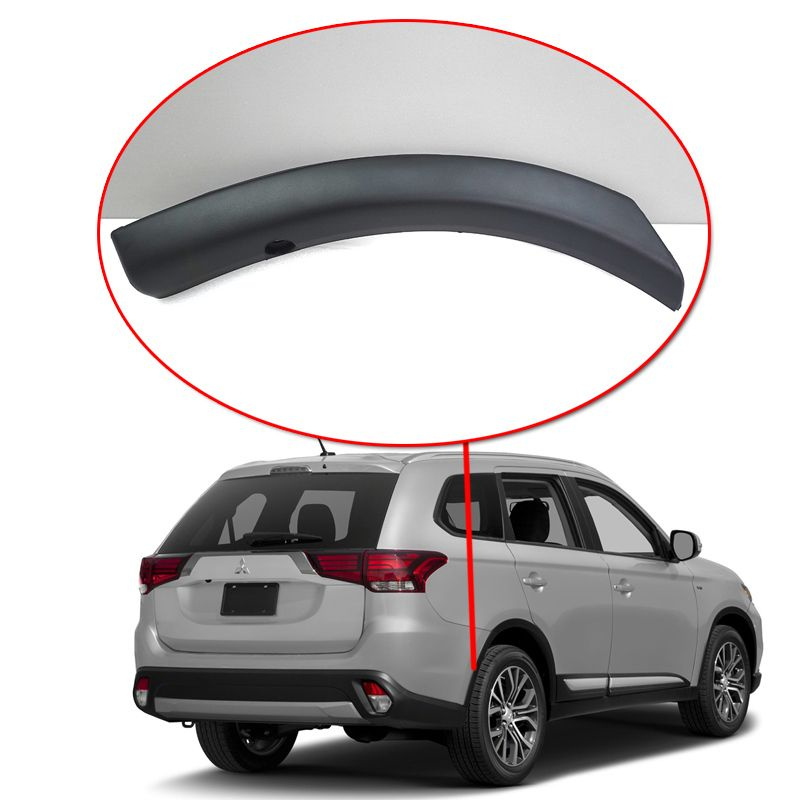 Накладка бампера для Митсубиси Аутлендер, расширитель заднего бампера ...