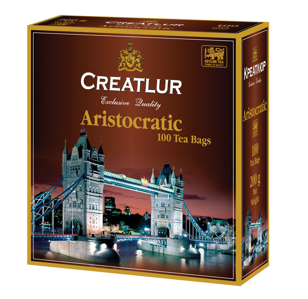 Чай черный пакетированный Creatlur - Aristocratic, 100х2грамма x1 #1