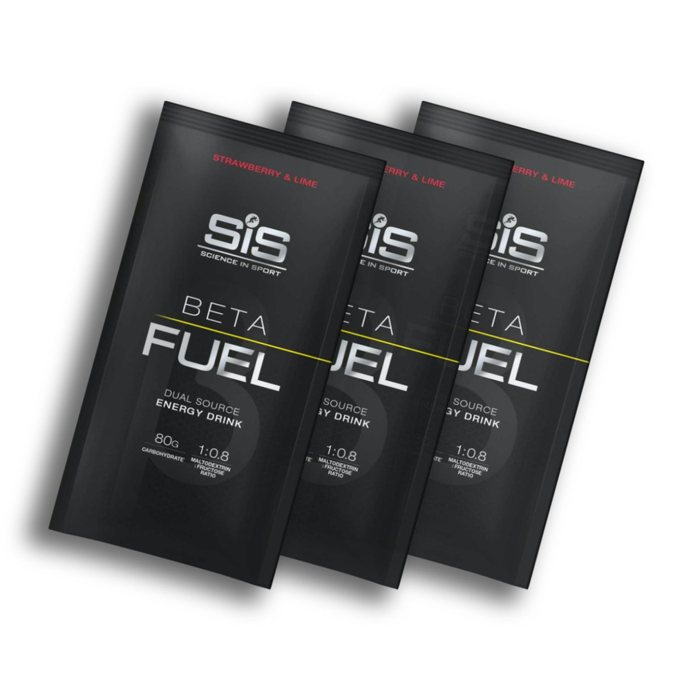 SIS BETA FUEL вкус Клубника Лайм, 82 г., высокоуглеводный изотонический  напиток с электролитами 3шт. - купить с доставкой по выгодным ценам в  интернет-магазине OZON (814921088)