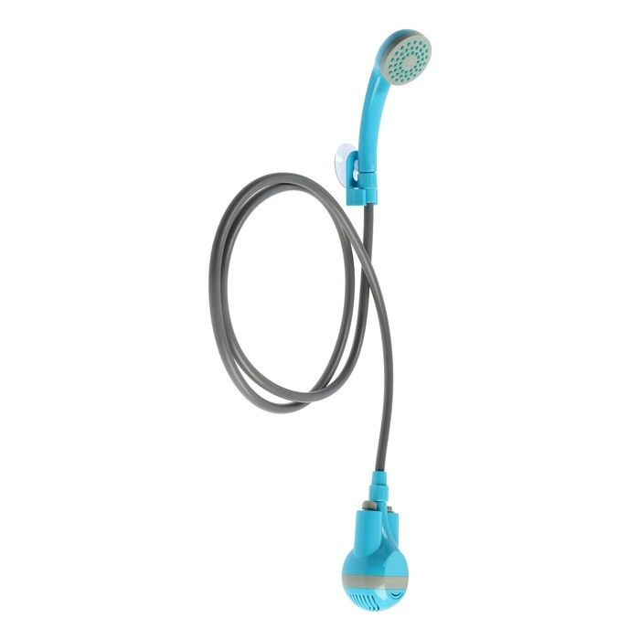 Портативный походный душ ZEIN: лейка, шланг, помпа с USB-кабелем, держатель, крючок  #1