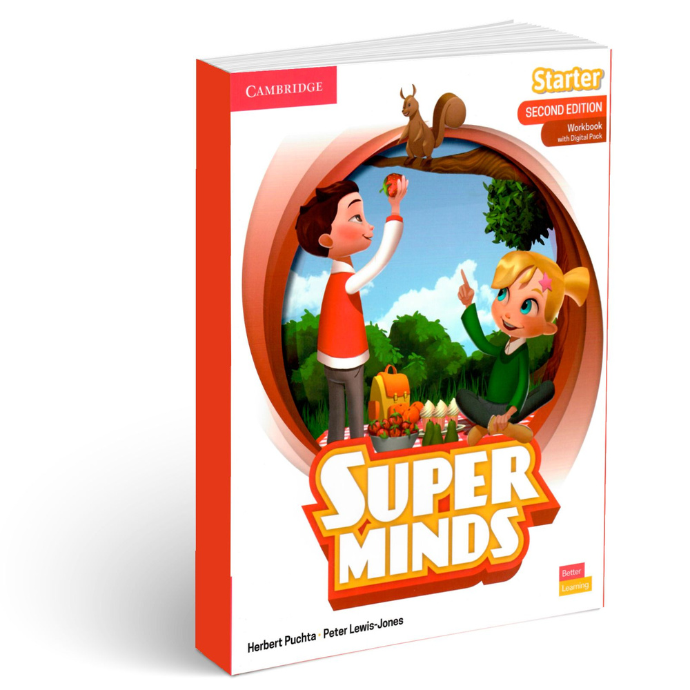 2 Edition Super Minds Level Starter - Workbook with Digital Pack British  English/ Курс английского языка для детей 