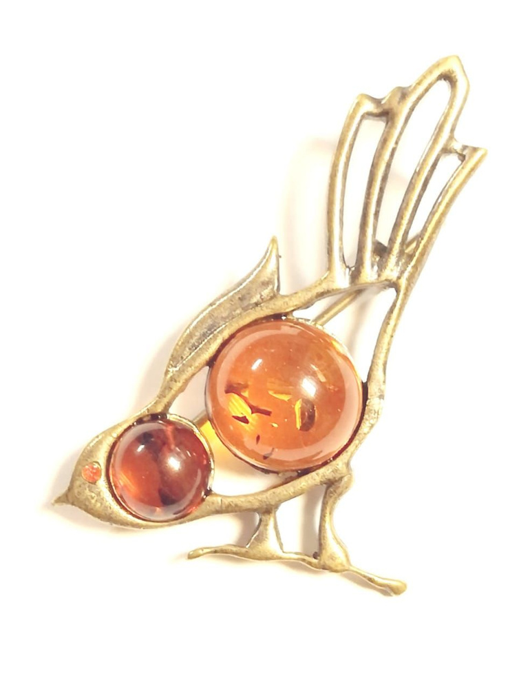 Брошь воробей янтарь - купить с доставкой по выгодным ценам в интернет ...