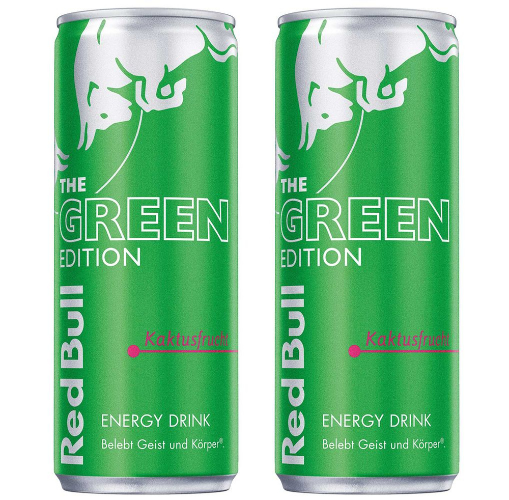 Red Bull Green Edition плоды кактуса 2 банки по 250 мл Германия - купить с  доставкой по выгодным ценам в интернет-магазине OZON (840405647)