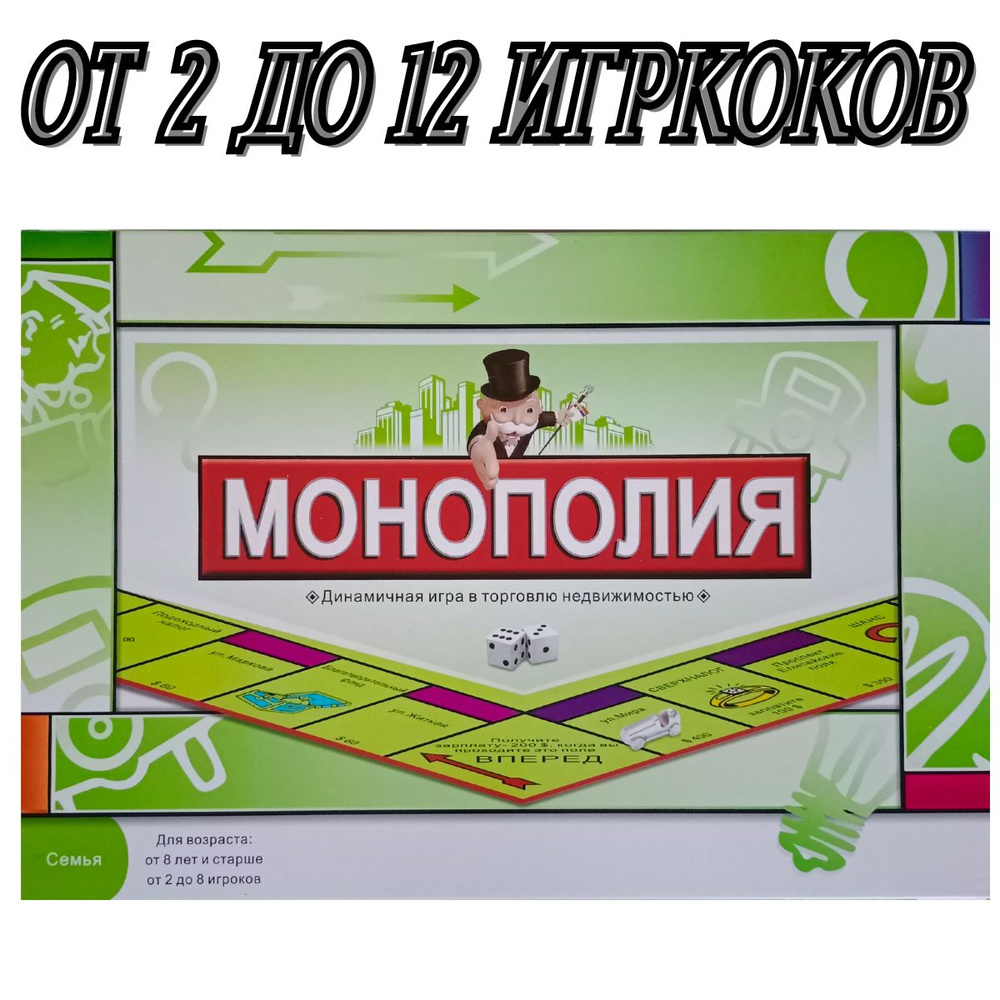 Настольная игра монополия, monopoly - купить с доставкой по выгодным ...
