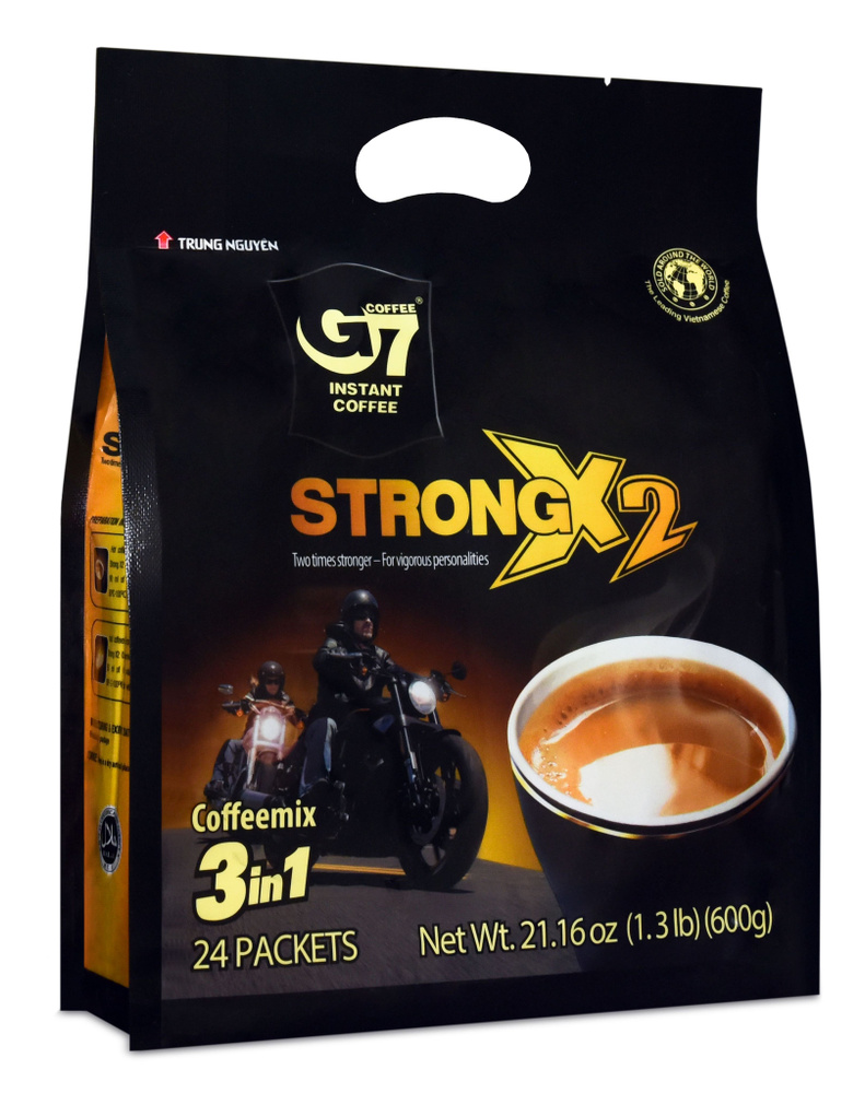 Вьетнамский растворимый кофе G7 крепкий STRONG X2 (24*25г) Trung Nguyen  #1