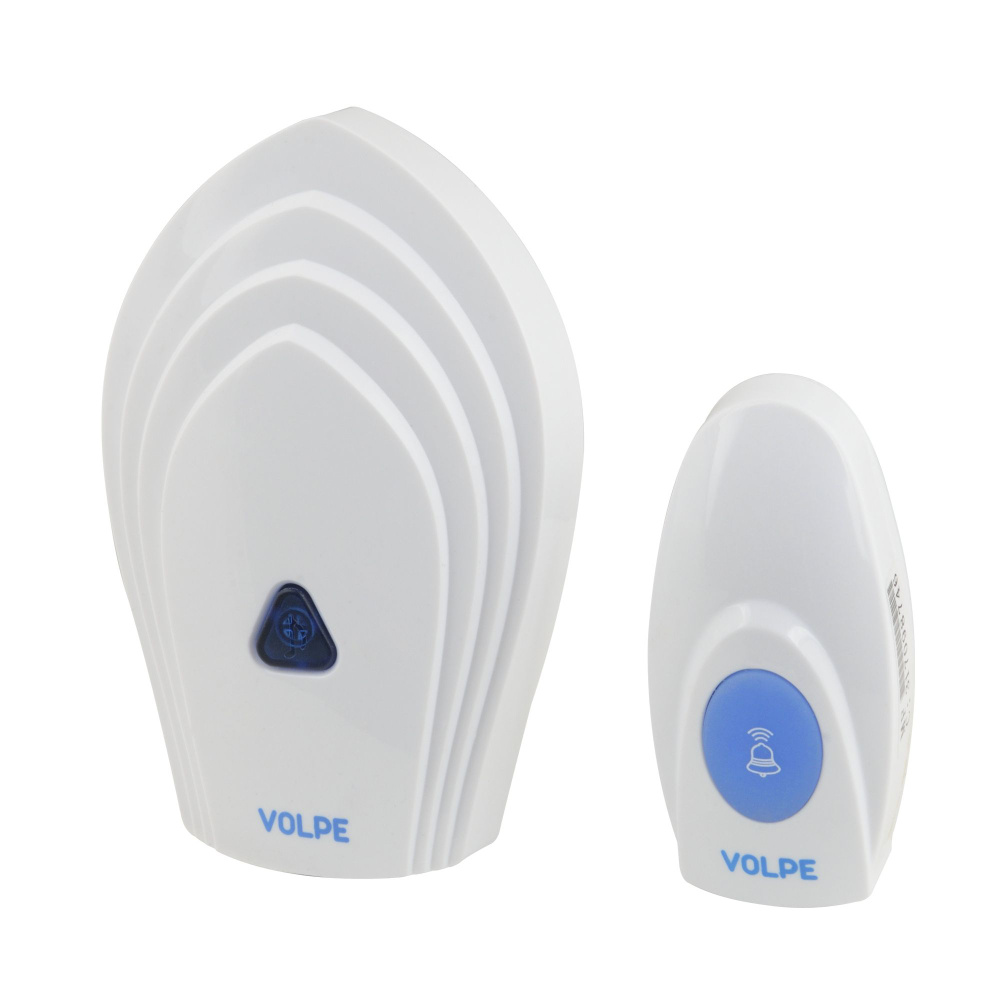 Звонок дверной беспроводной Volpe / Вольпе UDB-Q029 корпус пластик световой индикатор 16 мелодий от батареек #1