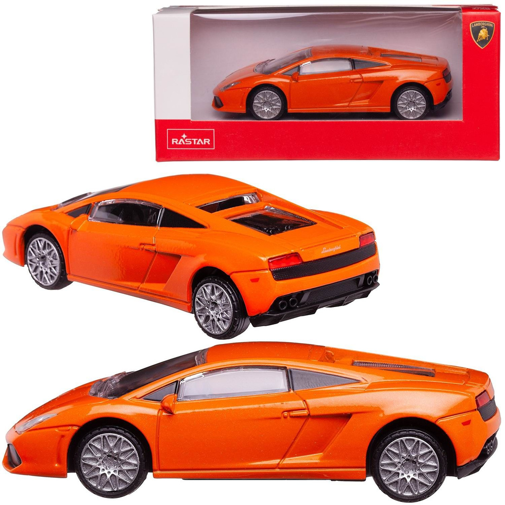 Машина металлическая 1:40 scale Lamborghini Gallardo LP560-4, цвет оранжевый  - купить с доставкой по выгодным ценам в интернет-магазине OZON (949675831)