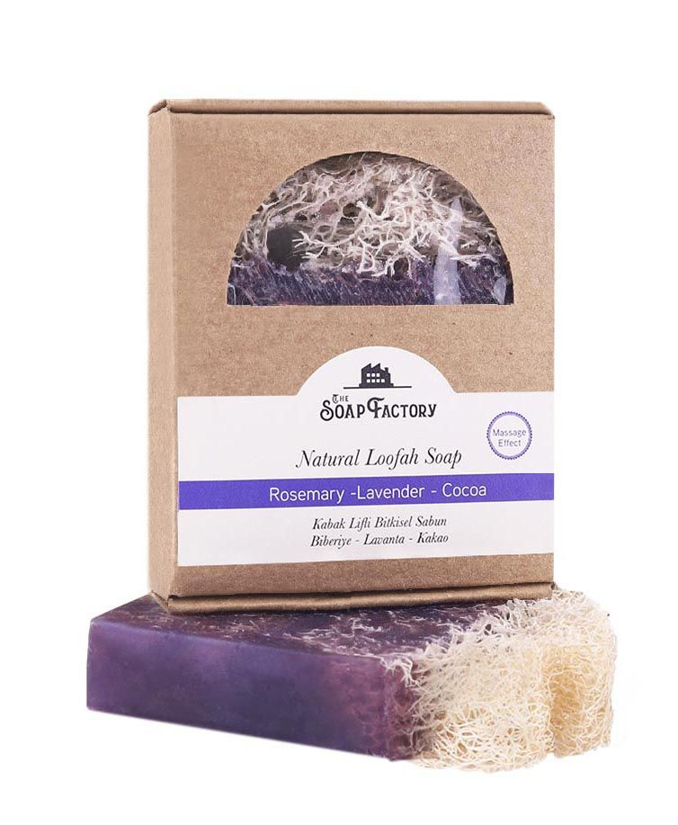 Мыло Ручной Работы Натуральная Коллекция Розмарин с Люфой The Soap ...