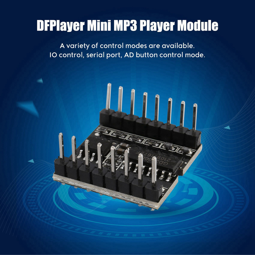 Модуль DFPlayer Mini MP3 плеера для Arduino черный - купить с доставкой ...