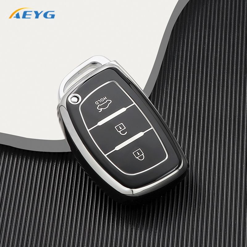 Чехол для автомобильного ключа из ТПУ для Hyundai Tucson Sonata Fe Creta ix25 ix35 ix45 i10 i20 i30 i40 #1