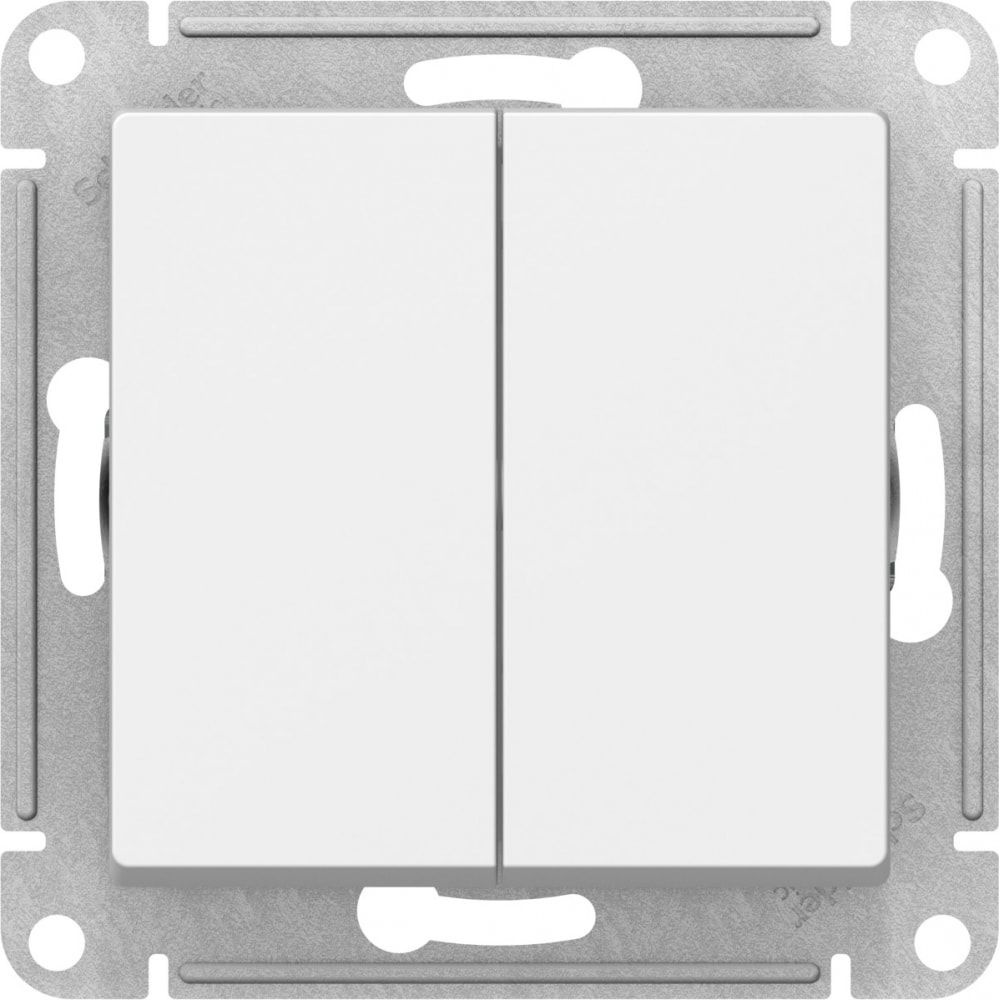 Двухклавишный механизм выключателя Schneider Electric ATLAS DESIGN #1