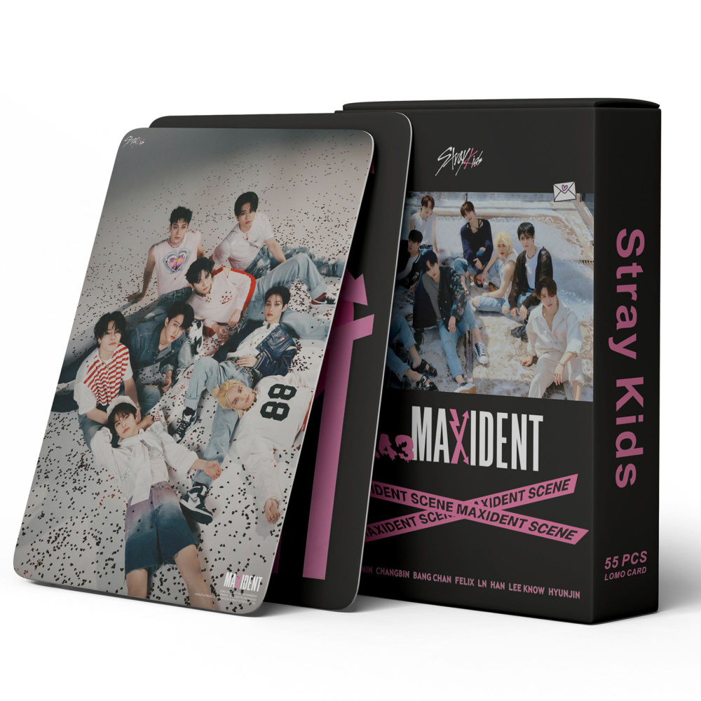 Набор карточек Stray Kids MAXIDENT, 54 штуки. #1