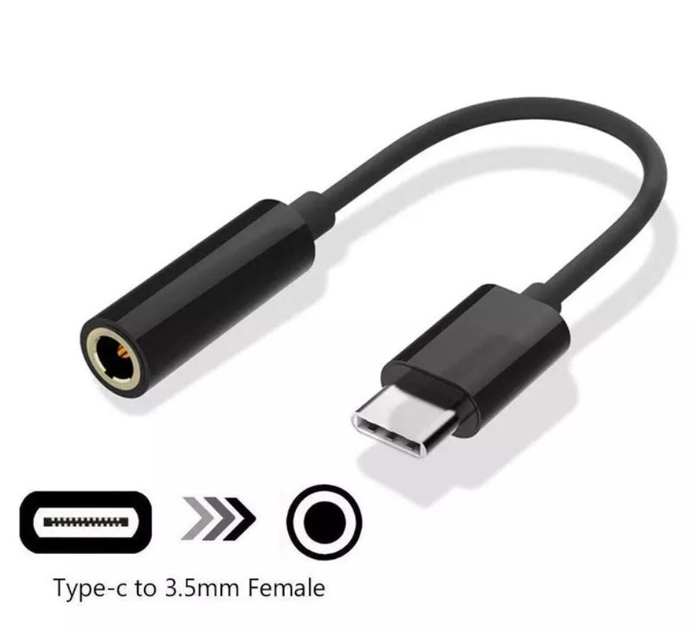 Переходник USB Type-C на Jack 3.5 мм (AUX) для наушников на телефоны андроид