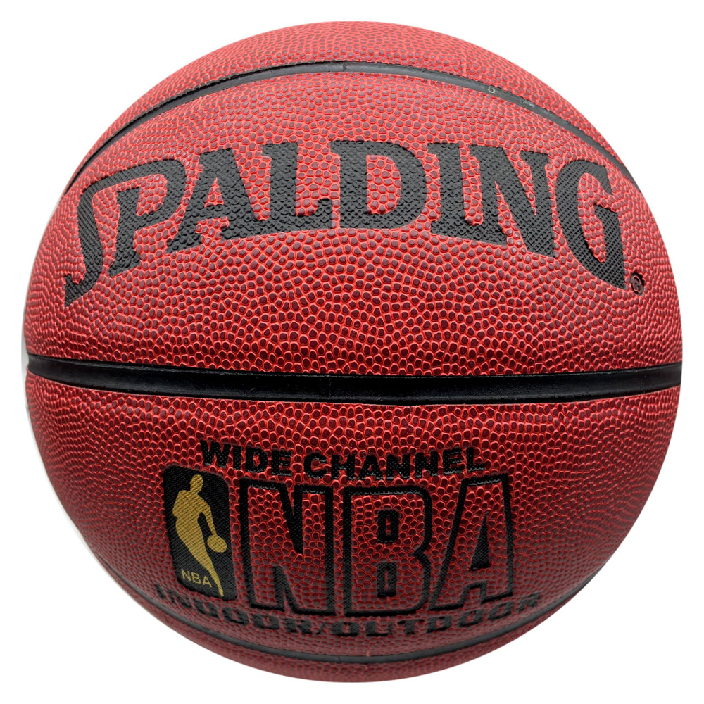 Spalding Мяч баскетбольный NBA, 7 размер, коричневый