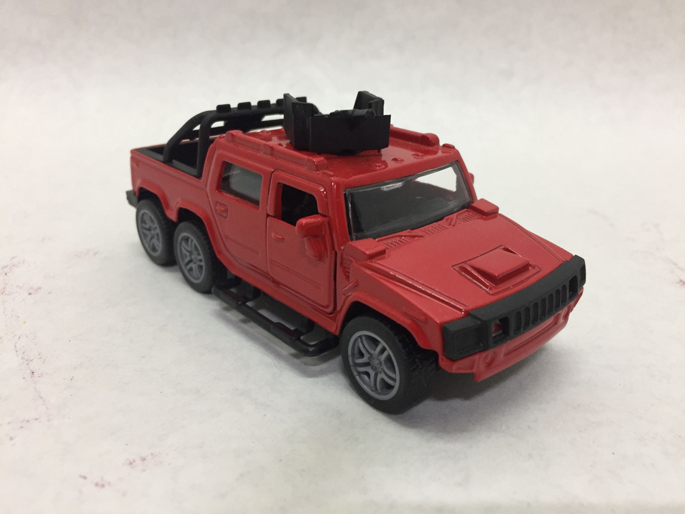 Металлическая военная модель "Хаммер с пулеметом", 1:43 - купить с ...