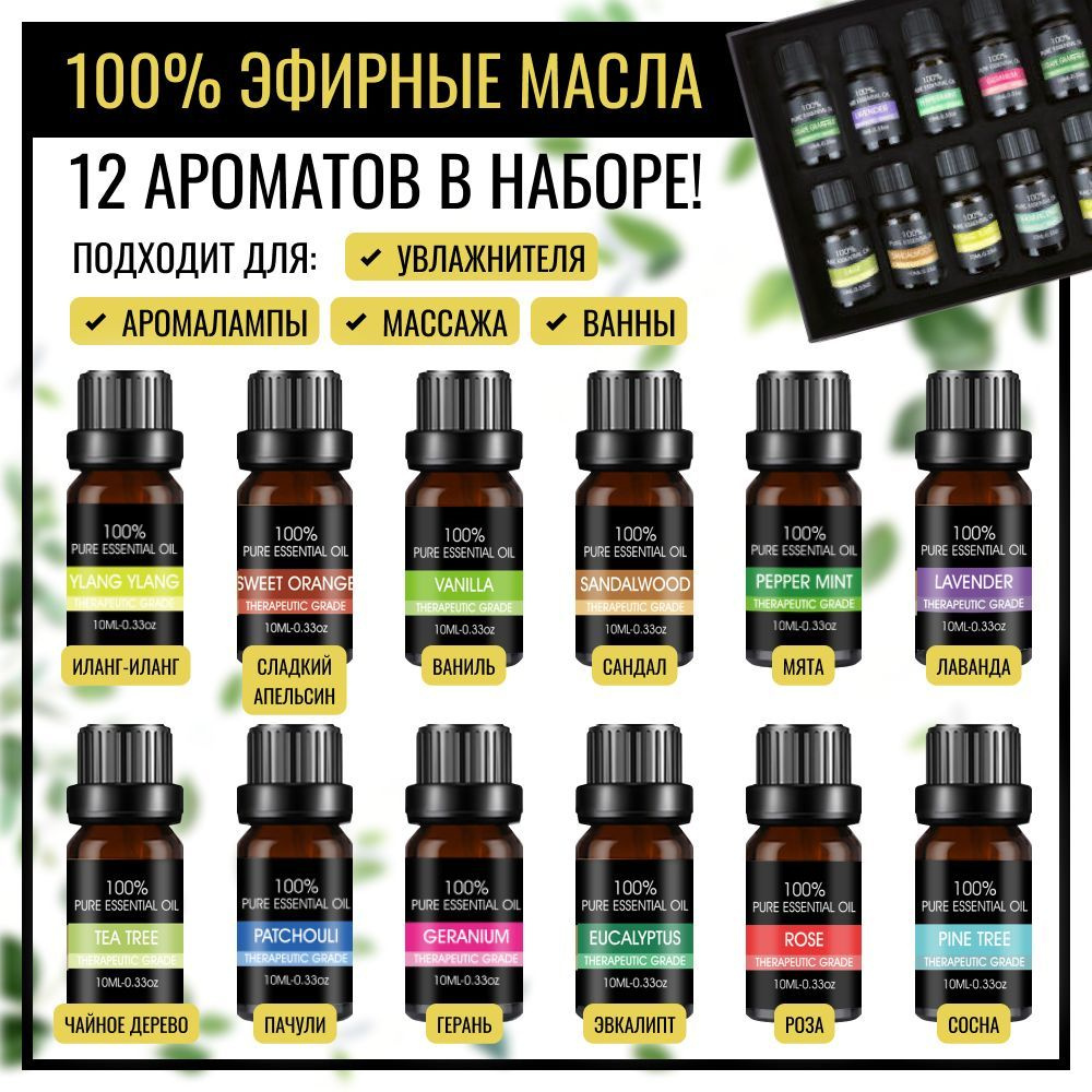 Aroma World Набор эфирных масел_Aromaworld._magic Эфирное масло 120 мл  (640258175)