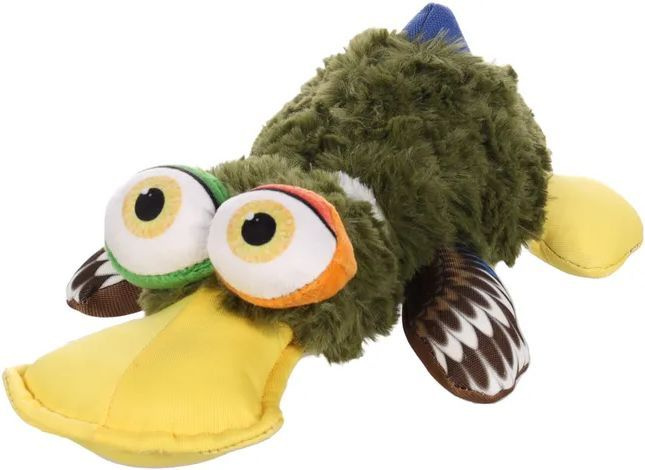 Мягкая игрушка с пищалкой для собак Утка Dezy Flamingo (плюш, 28 см ...