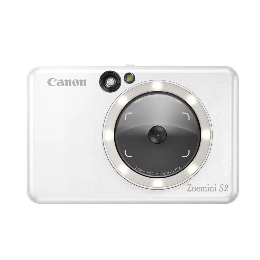 Canon Компактный фотоаппарат Zoemini S2, белый