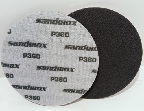 Шлифовальный диск на поролоновой основе SANDWOX SUPER FINE FOAM 125мм, Р360, 2шт.  #1