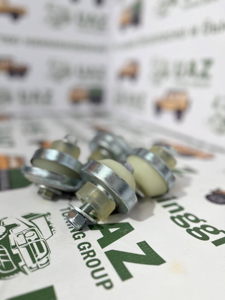 Подушки под двигатель (4 шт.) полиуретановые УАЗ 469, 3151, 452, 3741 ...