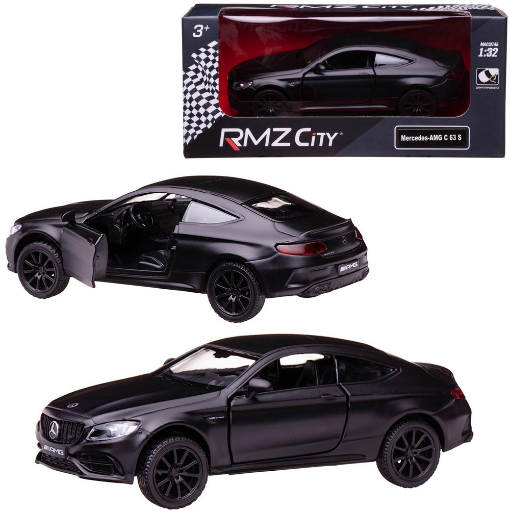 Машинка металлическая Uni-Fortune RMZ City 1:32 Mercedes-Benz C63 S AMG  Coupe 2019 - купить с доставкой по выгодным ценам в интернет-магазине OZON  (859874540)