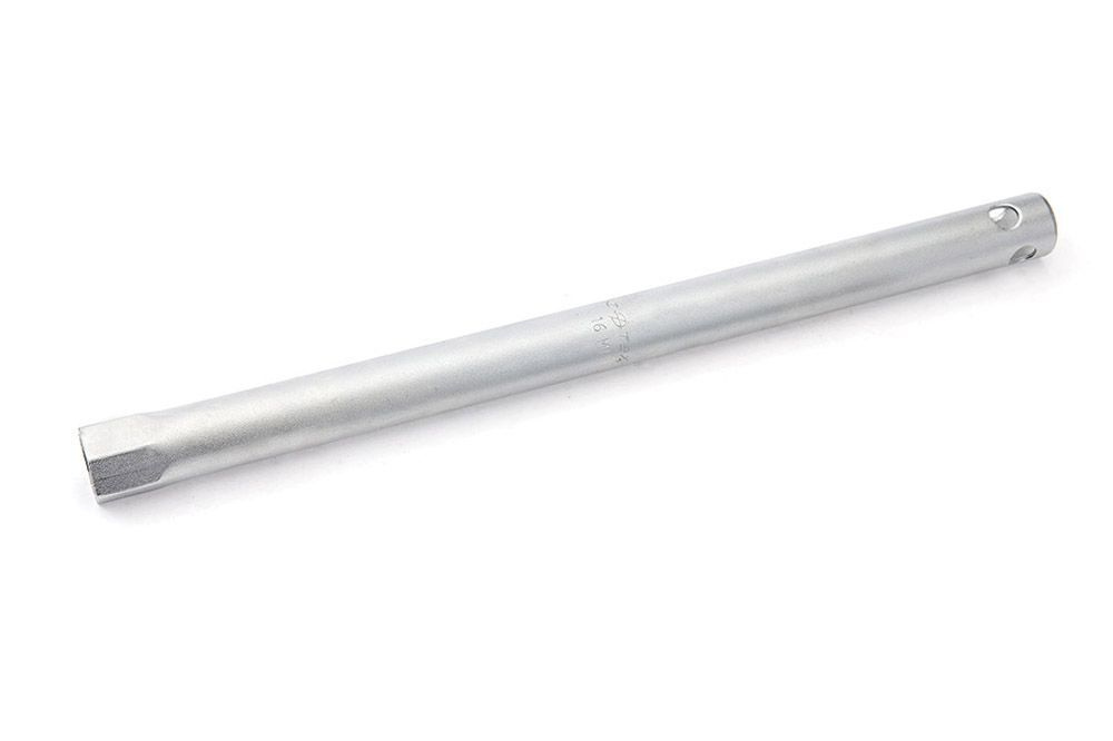 Ключ свечной трубчатый с резиновой вставкой 16х280 мм, Дело Техники .