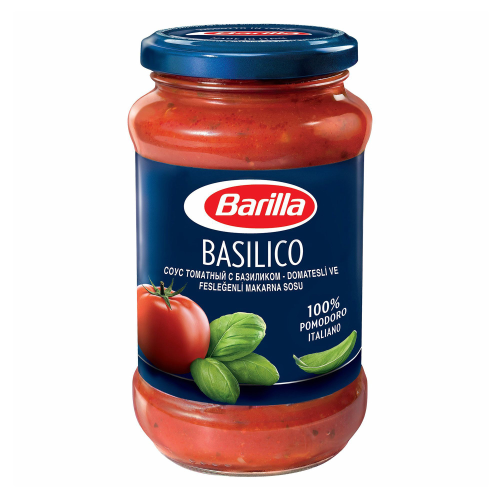Соус Barilla Basilico Томатный с базиликом 400 г - купить с доставкой ...