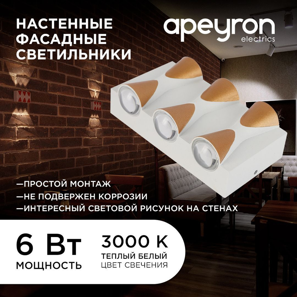 Настенная лампа LAO LED White 1L - LAO LED 1L | Magia Market