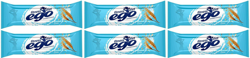 Батончик злаковый Ego fitness мультизлак с витаминами-минералами, комплект: 6 упаковок по 27 г  #1