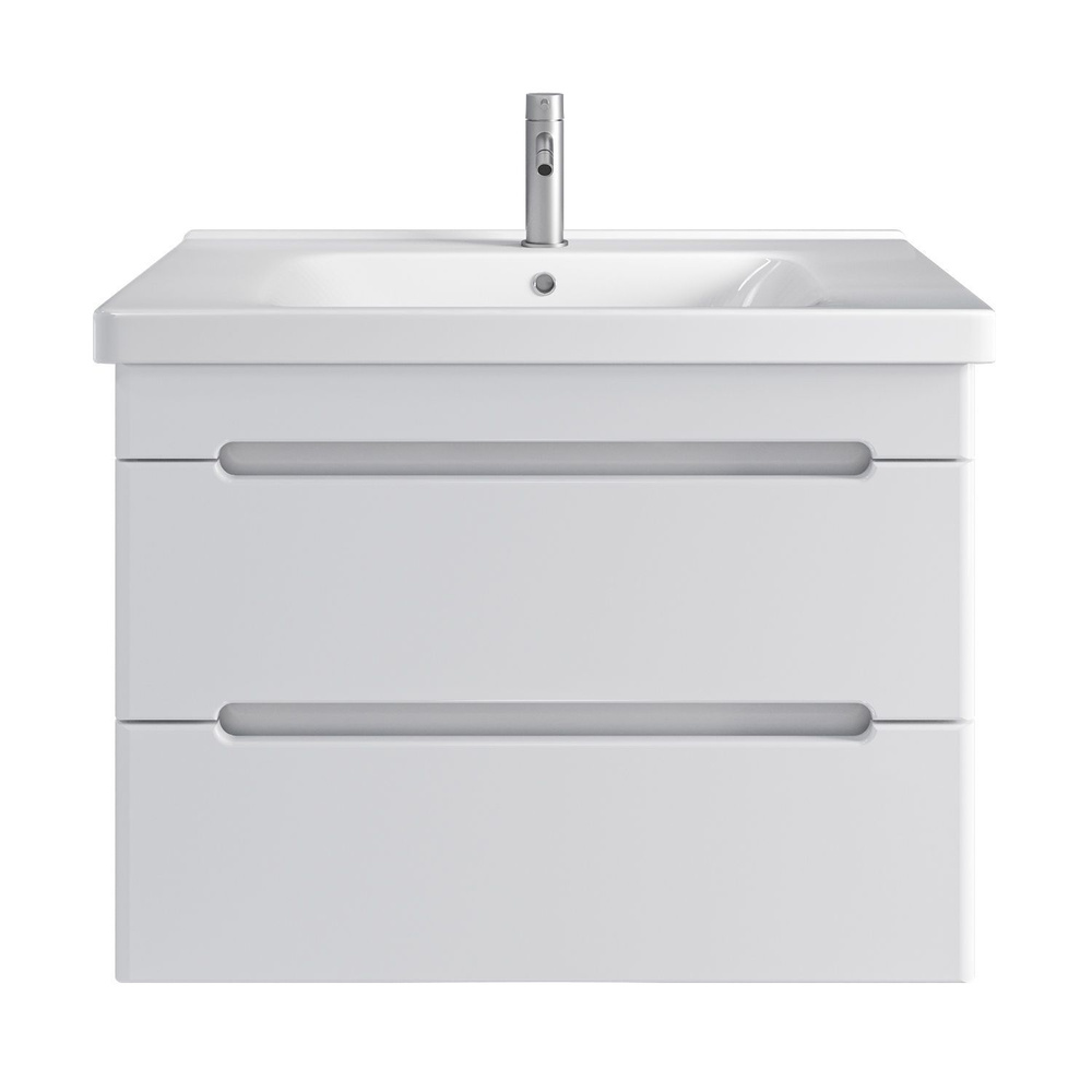 Тумба подвесная SanStar Адель 80 с раковиной Гармония 80 (комплект) для ...