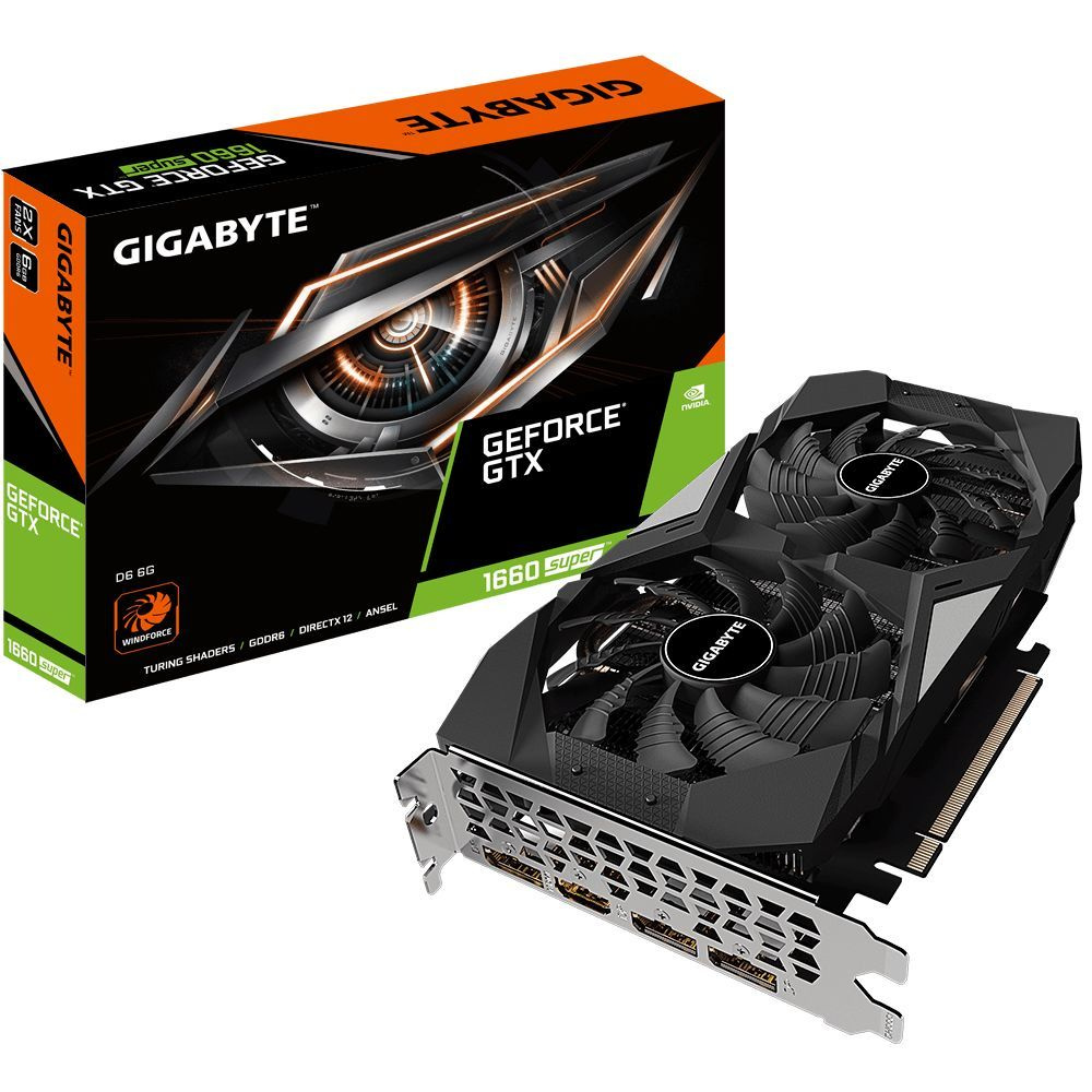 Видеокарта Gigabyte GeForce GTX 1660 SUPER, 6 ГБ GDDR6 - купить по низким  ценам в интернет-магазине OZON (589929143)