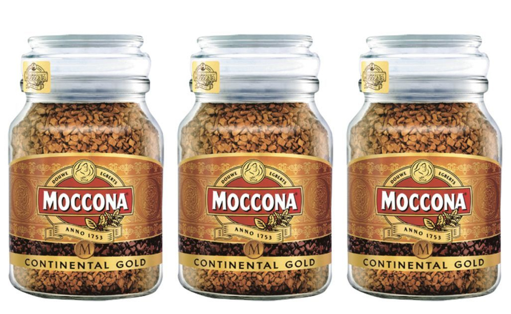 Кофе растворимый Moccona Continental Gold 95 грамм 3 штуки - купить с ...