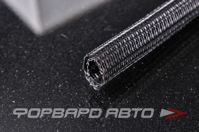 Оплетка "змеиная кожа" 12,7 мм стенка 0,6 мм, черная 1 метр (F6 PET ...