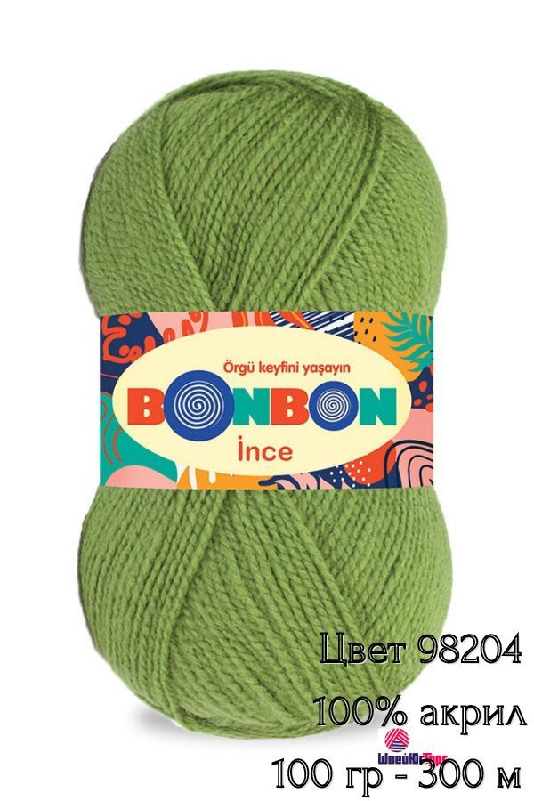 Пряжа Nako Bonbon Ince (5 мотков*100гр.) 98204 - купить с доставкой по ...