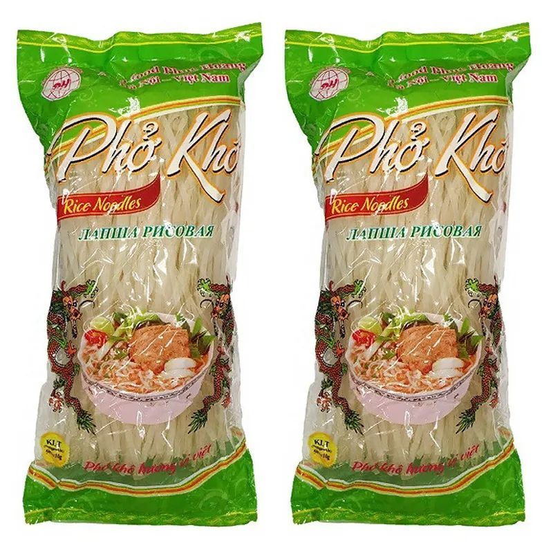 Лапша рисовая Фо Бо (Pho Kho) (2 шт. по 500 г.) #1