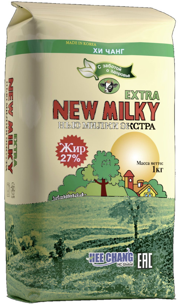 Молоко сухое ХИ ЧАНГ New Milky Extra (Нью Милки Экстра), Корея, 1 кг/ Растительные сливки безлактозные #1