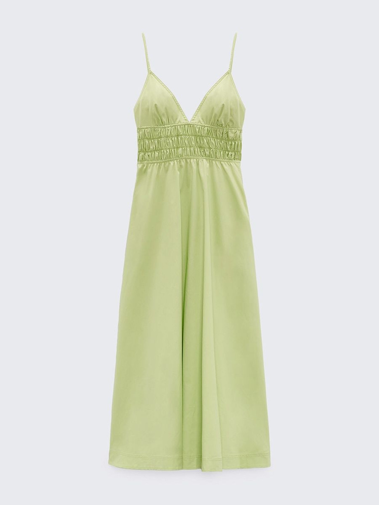 Сарафан Zara, цвет: apple green (зеленый). 03510210_513. Размер S (42/ ...
