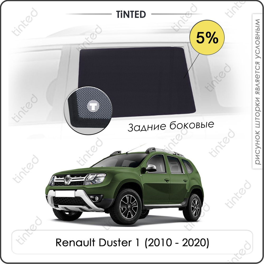 Шторка солнцезащитная Tinted Renault Duster (100х - купить по доступным  ценам в интернет-магазине OZON (962338127)