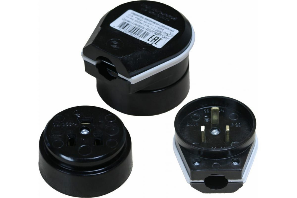 Разъем РШ/ВШ открытой установки 32А 220В для электроплит - купить по ...