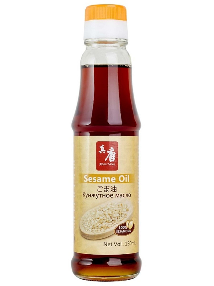 Масло кунжутное холодного отжима Sesame Oil Real Tang 150 мл., ЭксИм ...