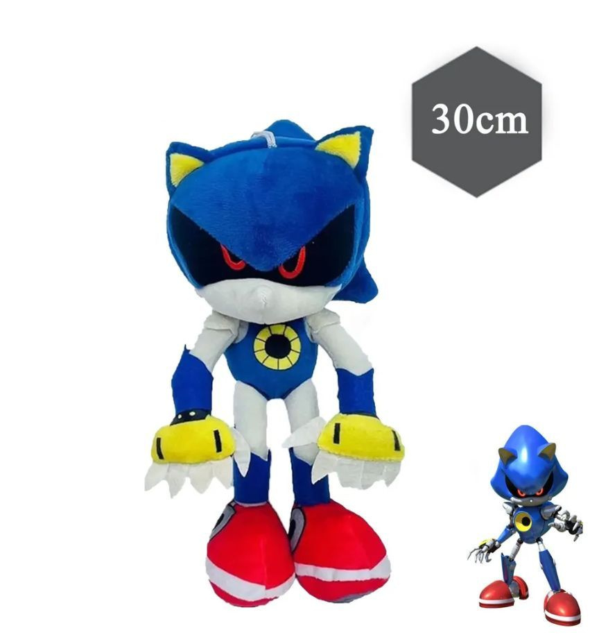 Мягкая игрушка Метал Соник - Sonic the Hedgehog / Соник 30cm - купить с ...