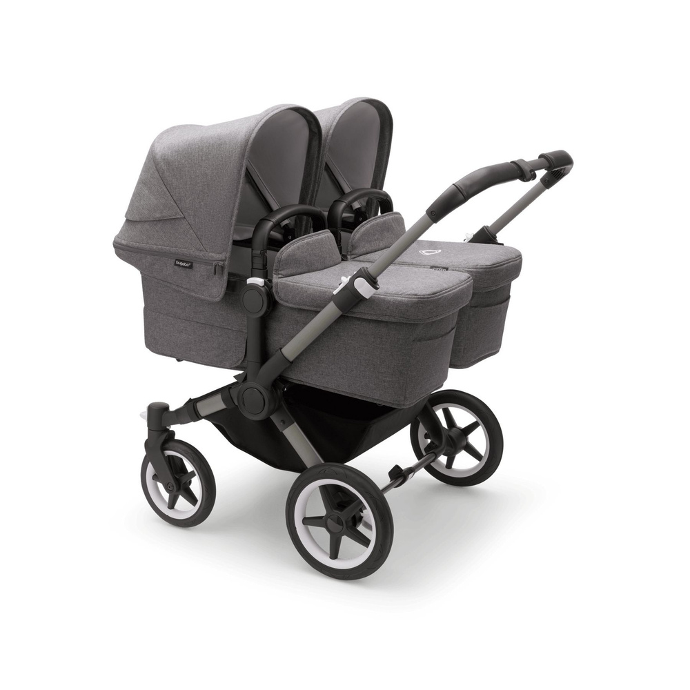 Bugaboo donkey duo cheap grey melange