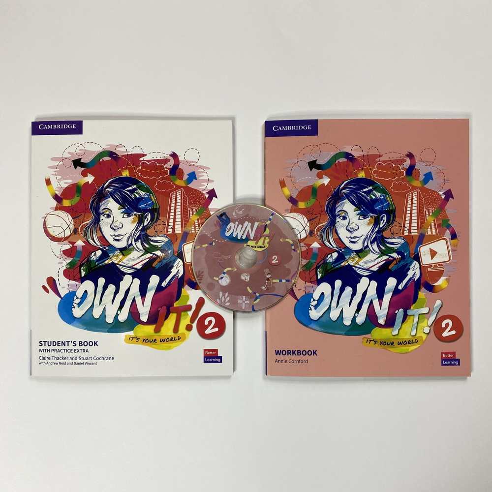 Own it 2, Student's Book, Workbook + CD ( учебник, раб.тетрадь и диск ...