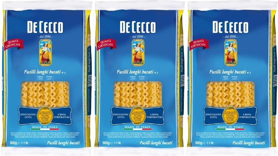 Макаронные изделия De Cecco Fusilli Lunghi Bucati No 5, комплект: 3 упаковки по 500 г  #1