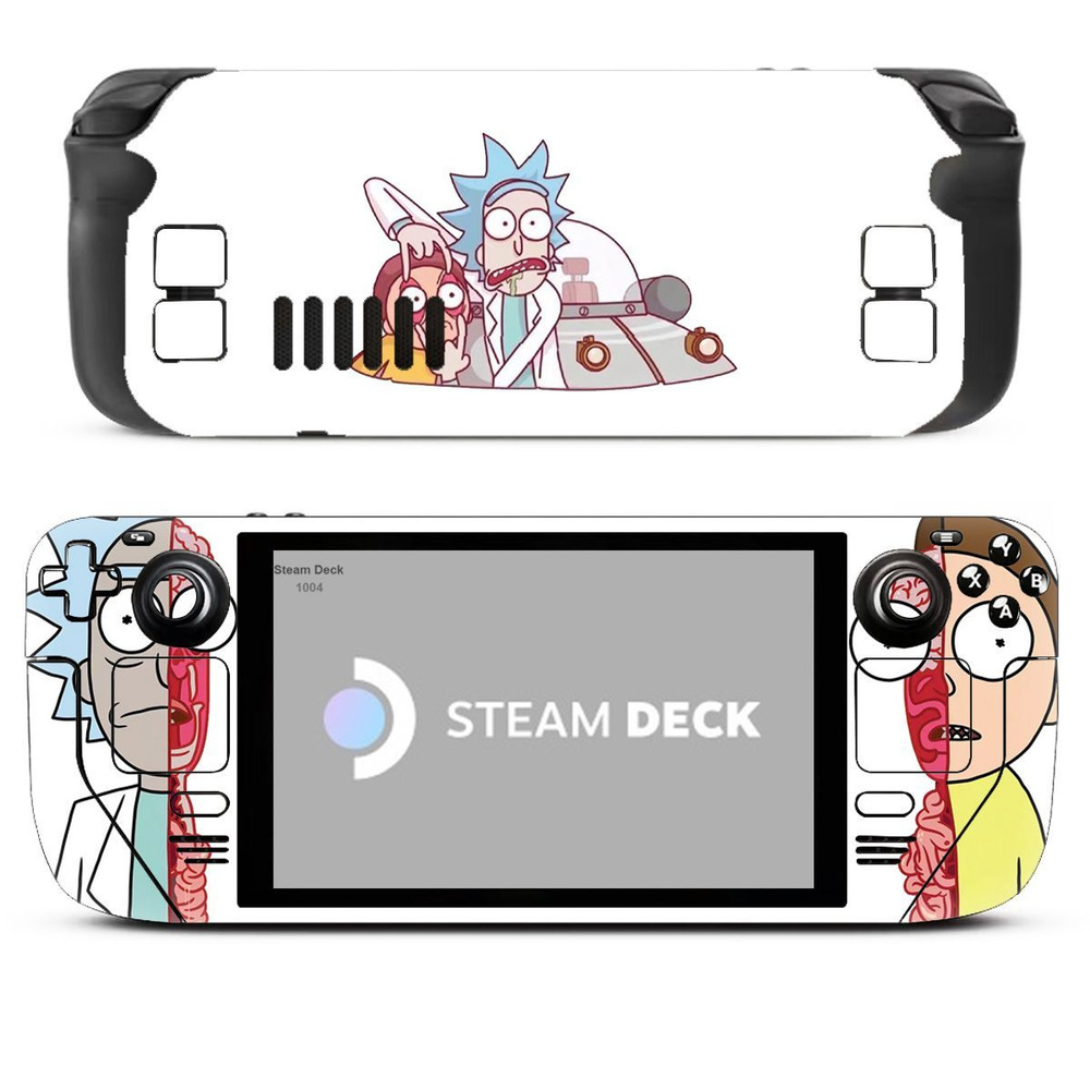 Защитная плёнка для Steam Deck, наклейка виниловая Rick&Morty White -  купить с доставкой по выгодным ценам в интернет-магазине OZON (1004664901)