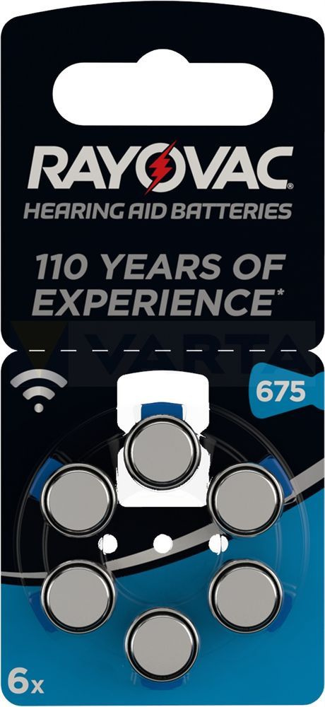Батарейка для слуховых аппаратов RAYOVAC ACOUSTIC SPECIAL Type 675, 1 ...