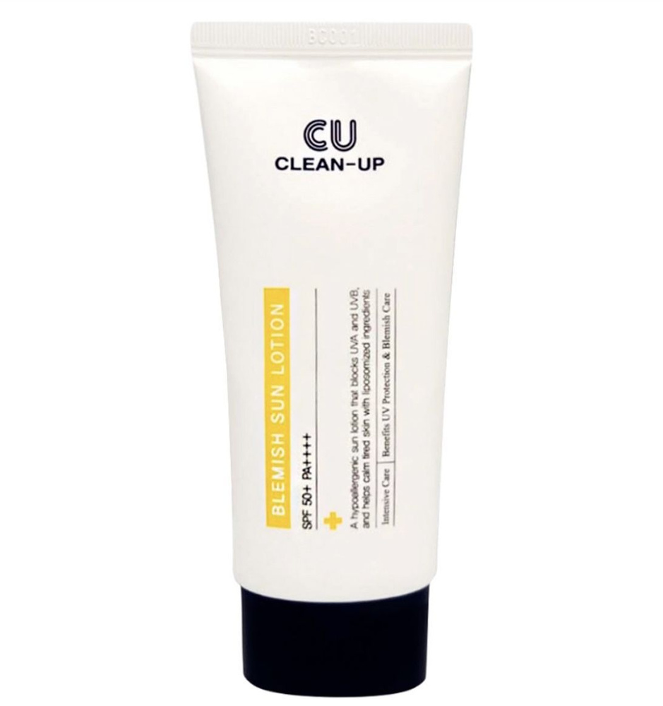 CU SKIN Дневной успокаивающий крем-лосьон CLEAN-UP Blemish Sun Lotion SPF 50+  #1