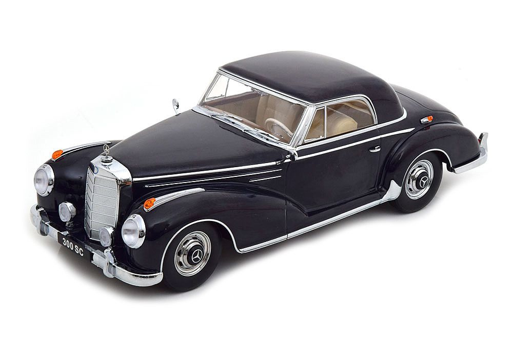 Модель коллекционная Mercedes W188 300 sc coupe 1955 dark blue / мерседес 300 купе синий  #1